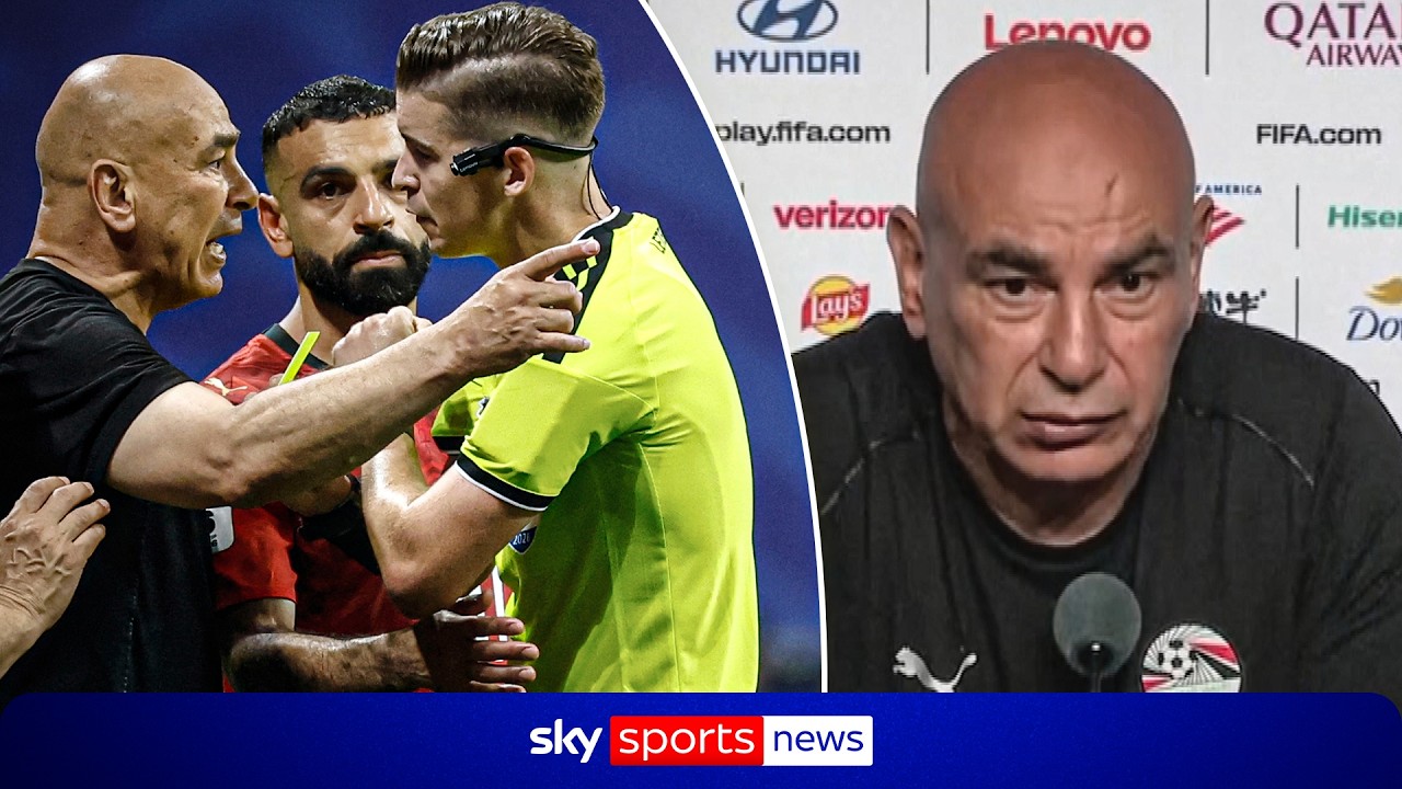Egypt's Hossam Hassan says officiating 'unfair' and World Cup 'directed towards' reigning champions background