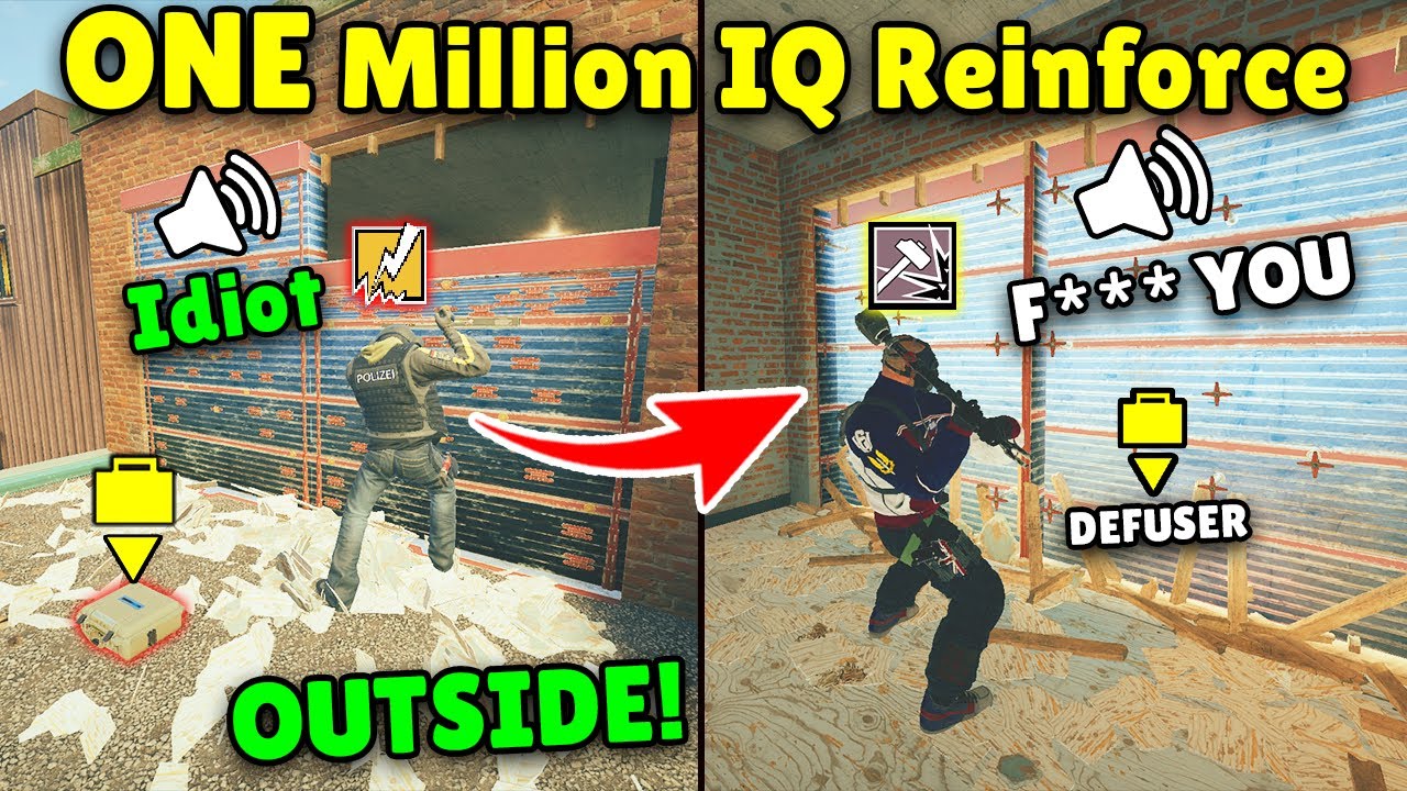 TOP +200 SMARTEST "1000 IQ PLAYS" & RANDOM FAILS in RAINBOW SIX SIEGE HISTORY backdrop