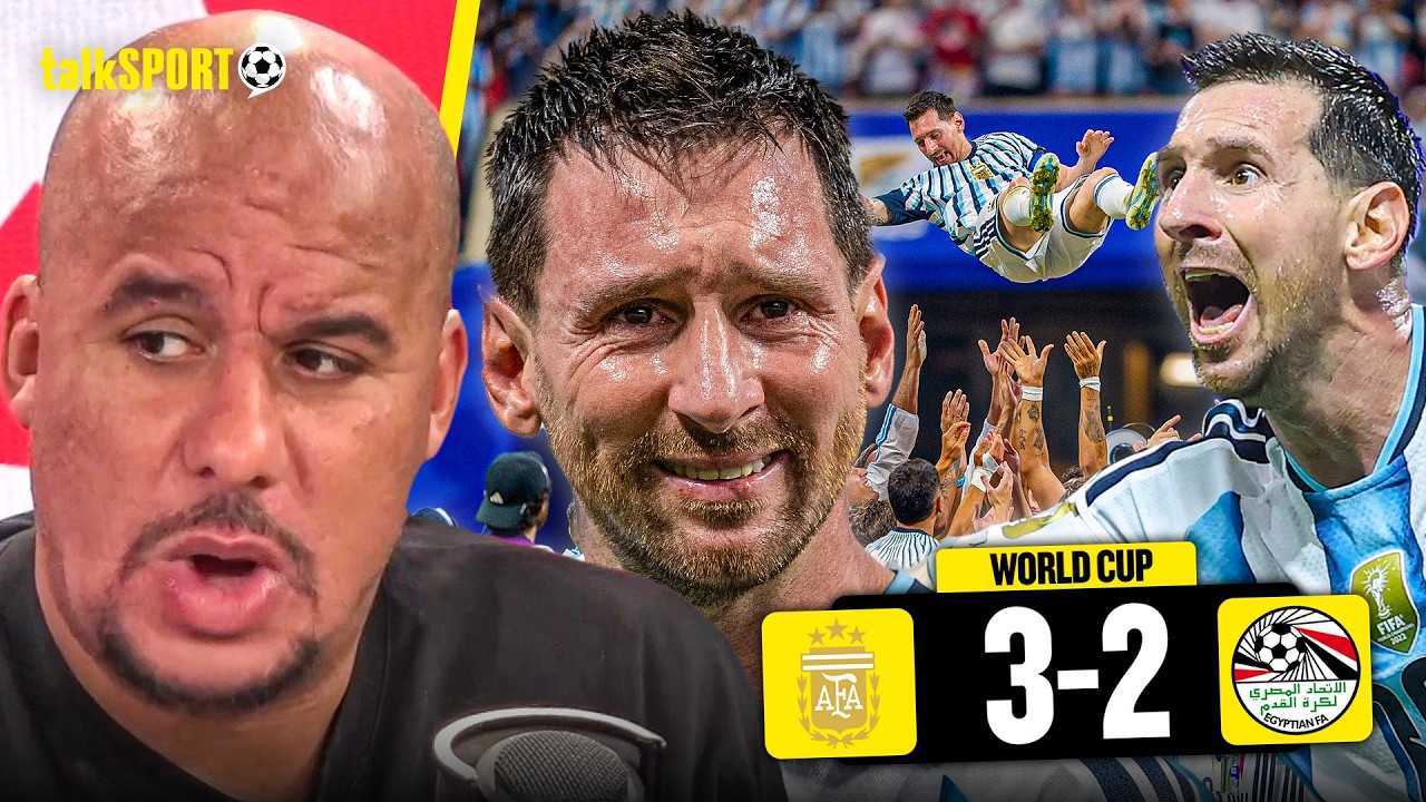 "THE DIFFERENCE WITH RONALDO!" Agbonlahor HAILS Messi's HEROICS to Save Argentina in Egypt THRILLER! background