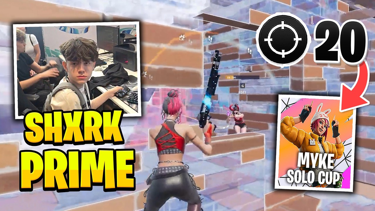 Shxrk Enters PRIME Mode in Myke Solo Cup background