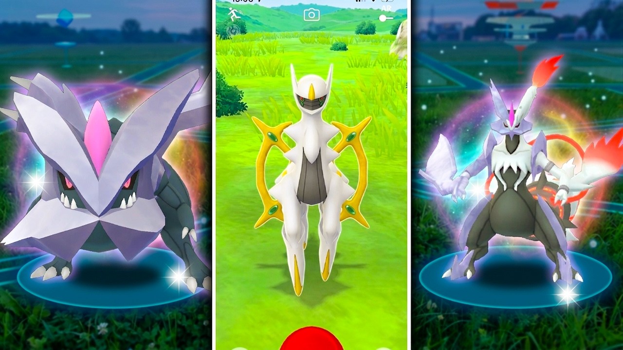 POKEMON GO JUST TEASED THE RELEASE OF ARCEUS! You NEED to Raid this Pokemon NOW / Shiny BG Kyurem background