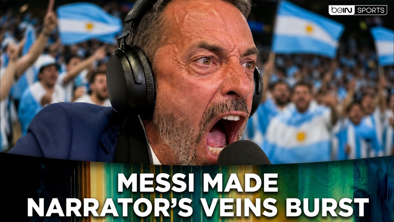 Argentina narrator's veins nearly burst calling Messi's World Cup goal background