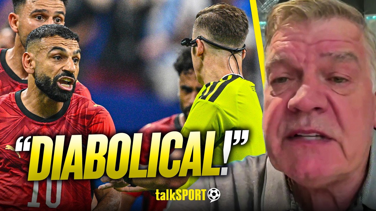 "I'M SICK OF REFEREEING!" Sam Allardyce SLAMS VAR for Disallowing Egypt's 2nd goal vs Argentina! background