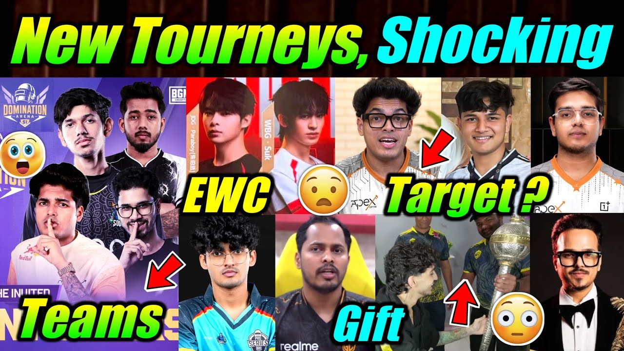 New Tournaments Details đź EWC, Events ! Jonathan, Hydro Reveal đł Godl Shocking ! Thug, News background