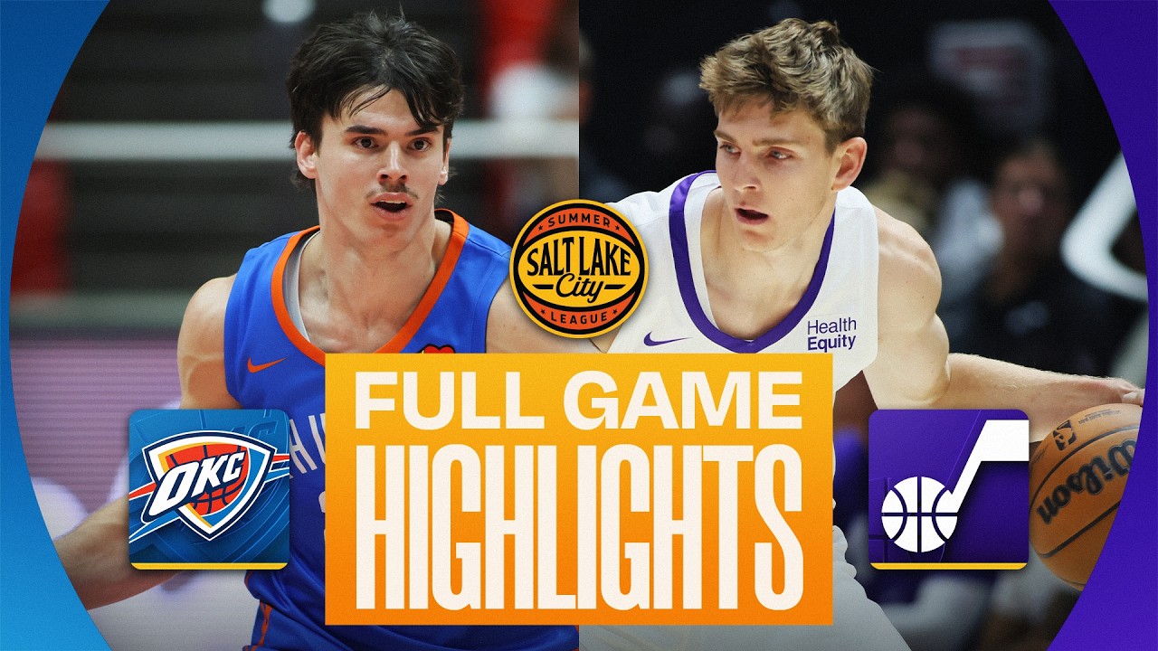 THUNDER vs JAZZ | SALT LAKE CITY SUMMER LEAGUE | FULL GAME HIGHLIGHTS | July 7, 2026 background