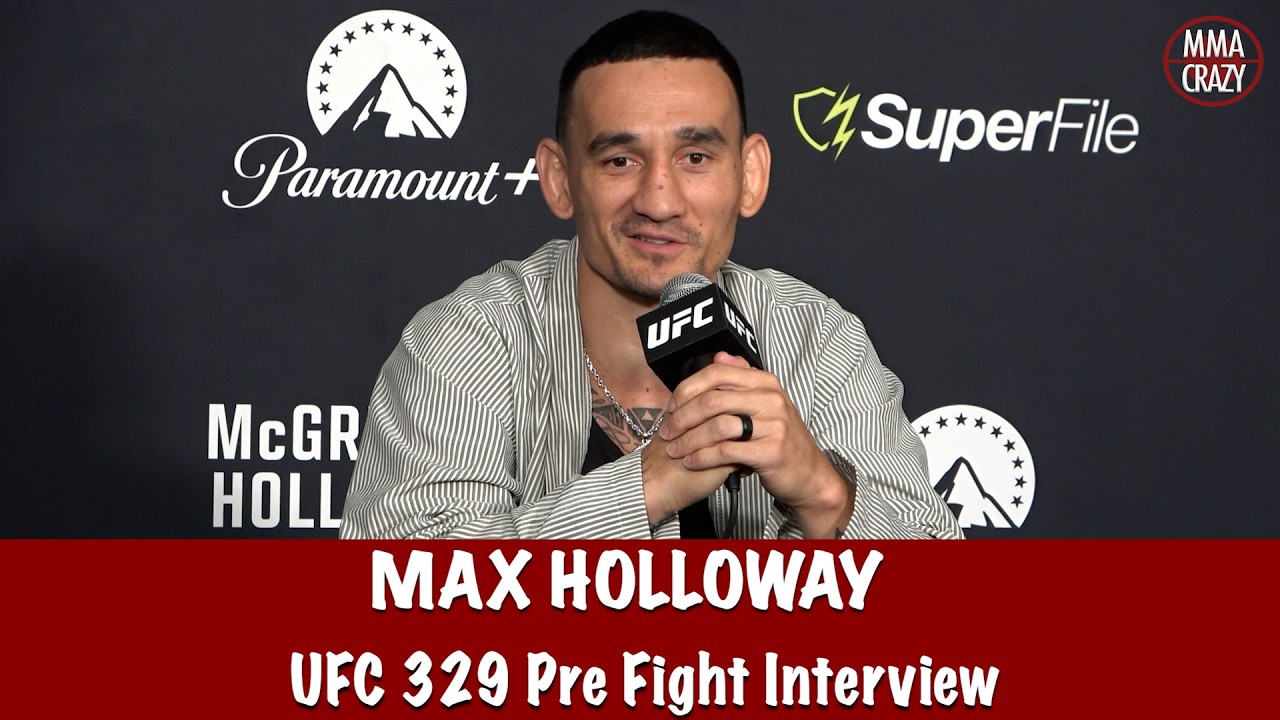 Max Holloway Responds to Conor McGregor’s GOAT FUSTRATIONS “its not my fault” background