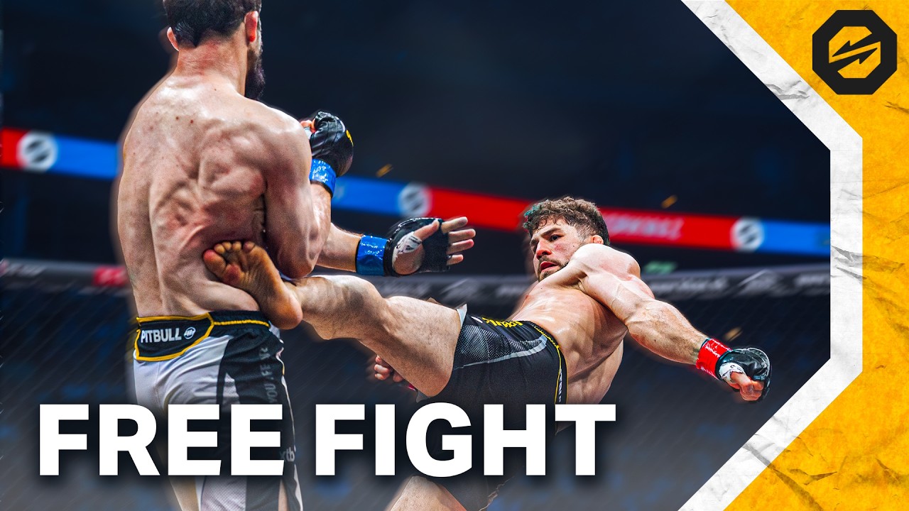 He survived absolute HELL 🤯! KORKMAZ vs. AKHYADOV | FREE FIGHT | OKTAGON 90 background