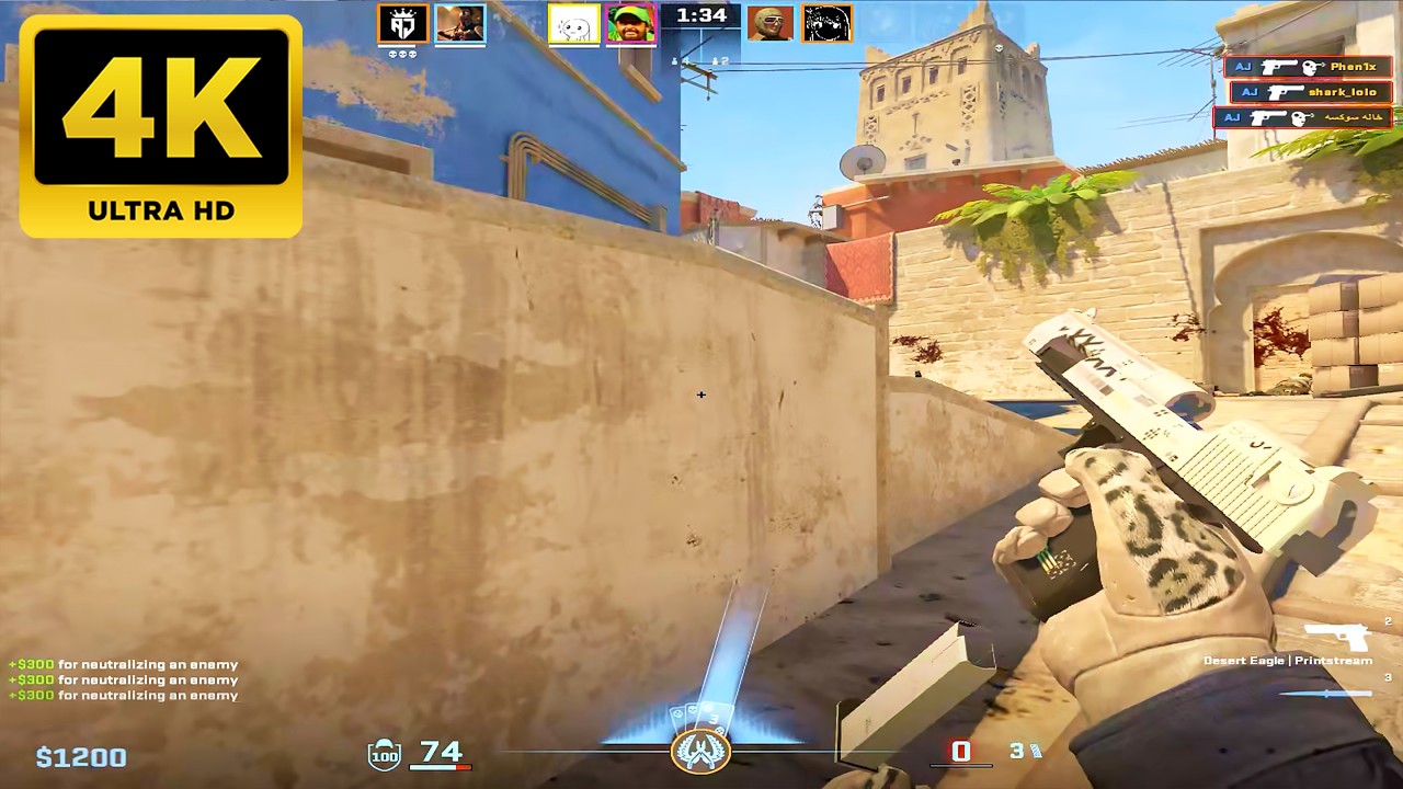 Counter Strike 2 - Mirage - Full Gameplay background