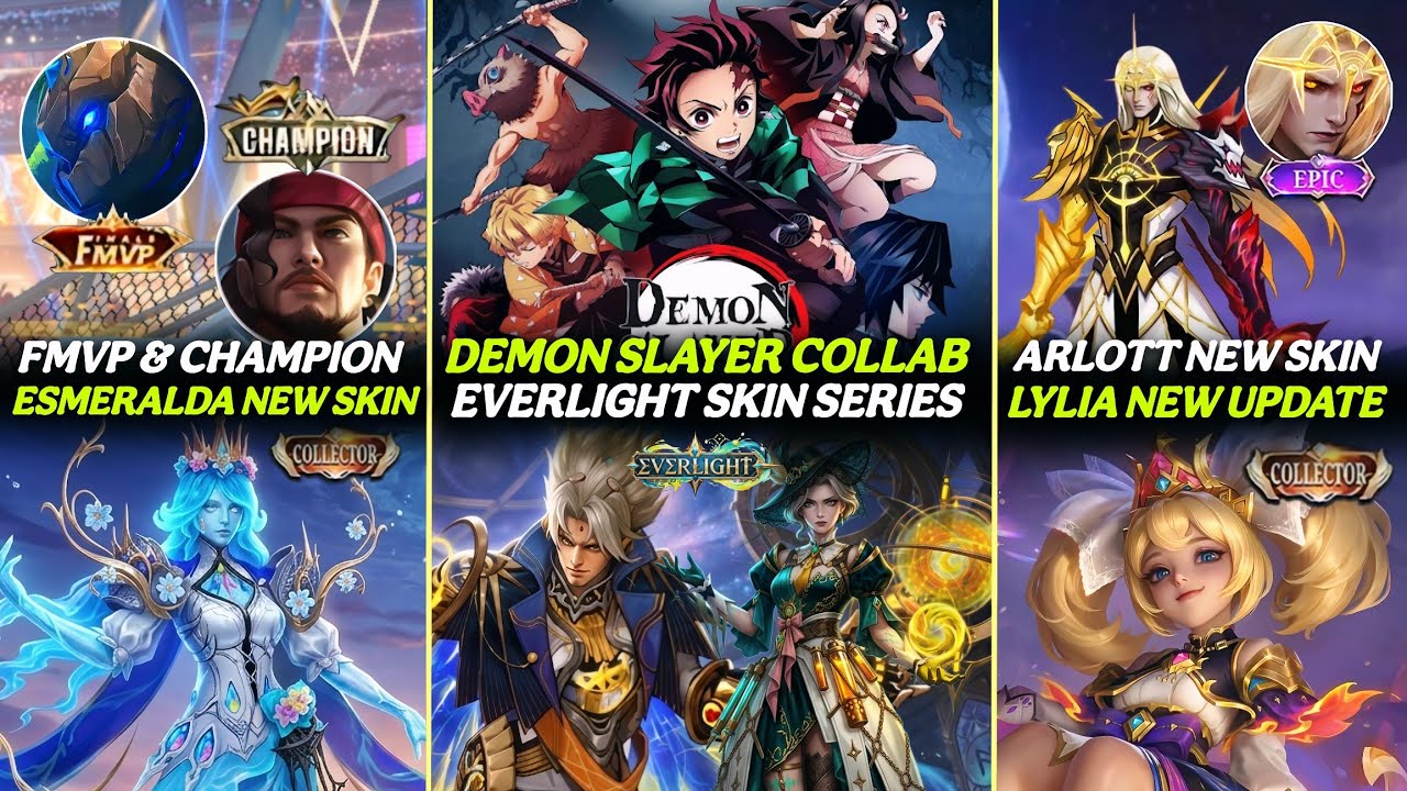 Demon Slayer | Historic Figure | FMVP & Champion Skin | Arlott, Esma and Lylia Collector Update background