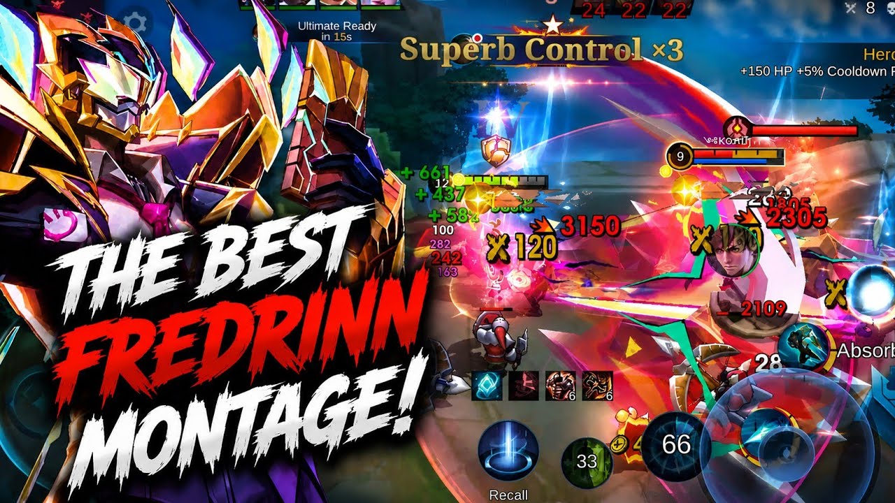The BEST Fredrinn Montage ๐ฅ Crazy One Shots | Mobile Legends background