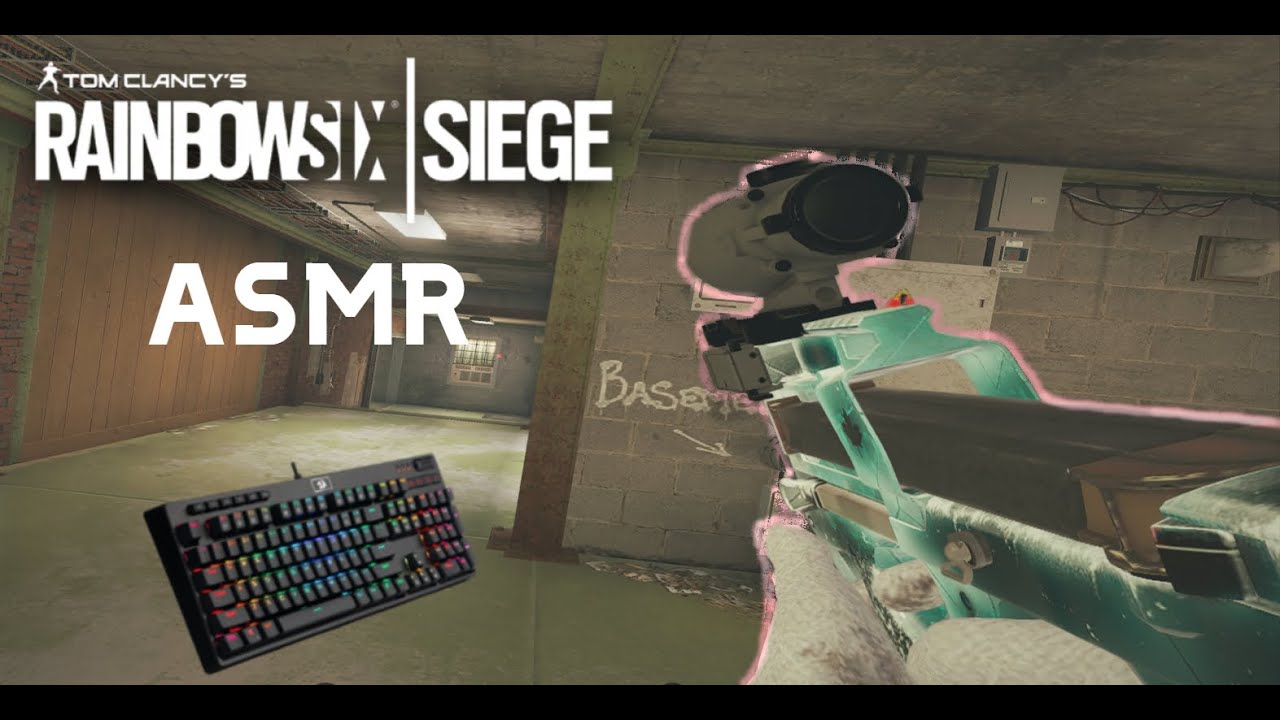 ASMR Rainbow Six Siege | Keyboard And Mouse Sound | No Talking | Just Gaming And Chilling background