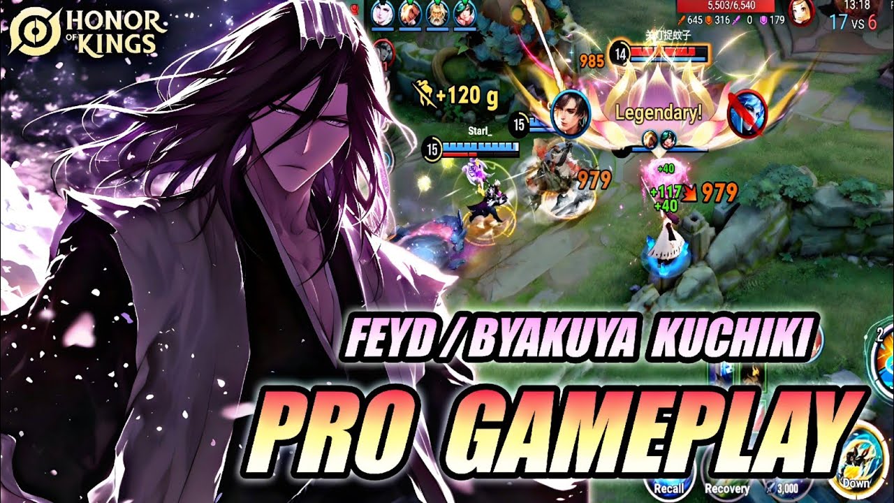 Pro Gameplay Feyd/Byakuya Kuchiki 100% UNSTOPPABLE! - Easy Win With Feyd Assassin | Honor Of Kings background