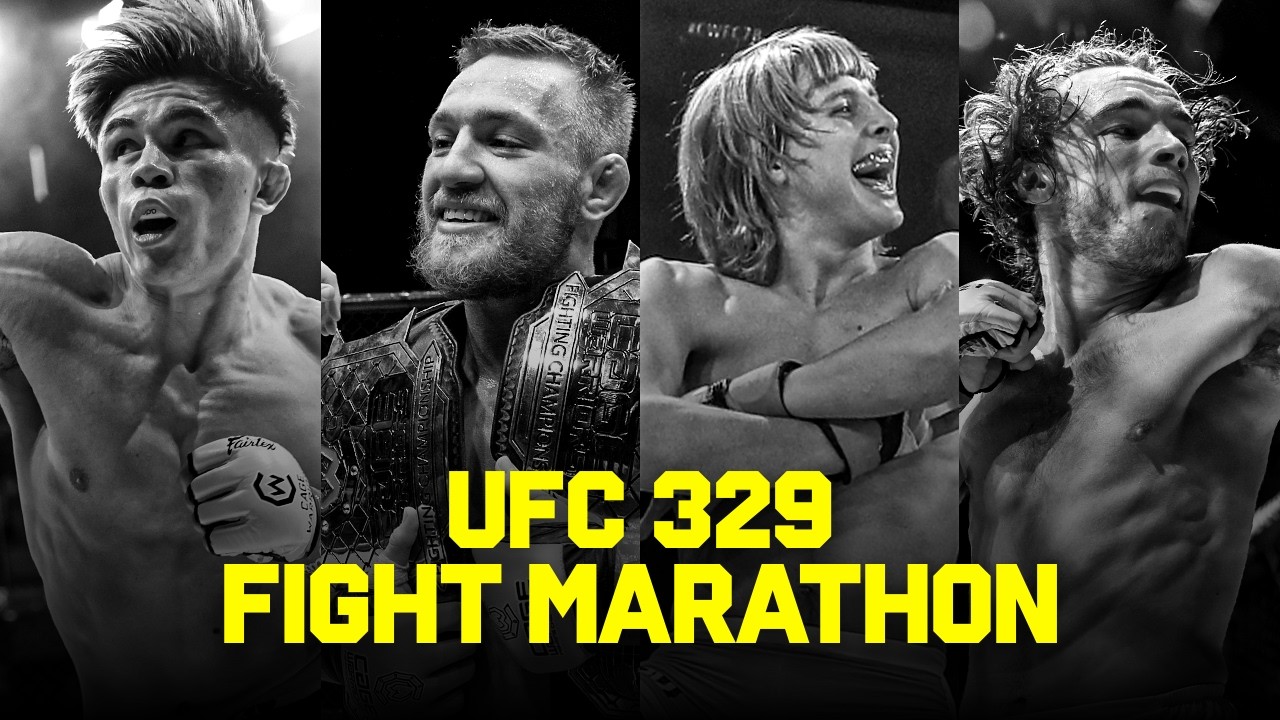 UFC 329: CW Alumni Fight Marathon | Conor McGregor, Paddy Pimblett, Lone'er Kavanagh & Luke Riley background