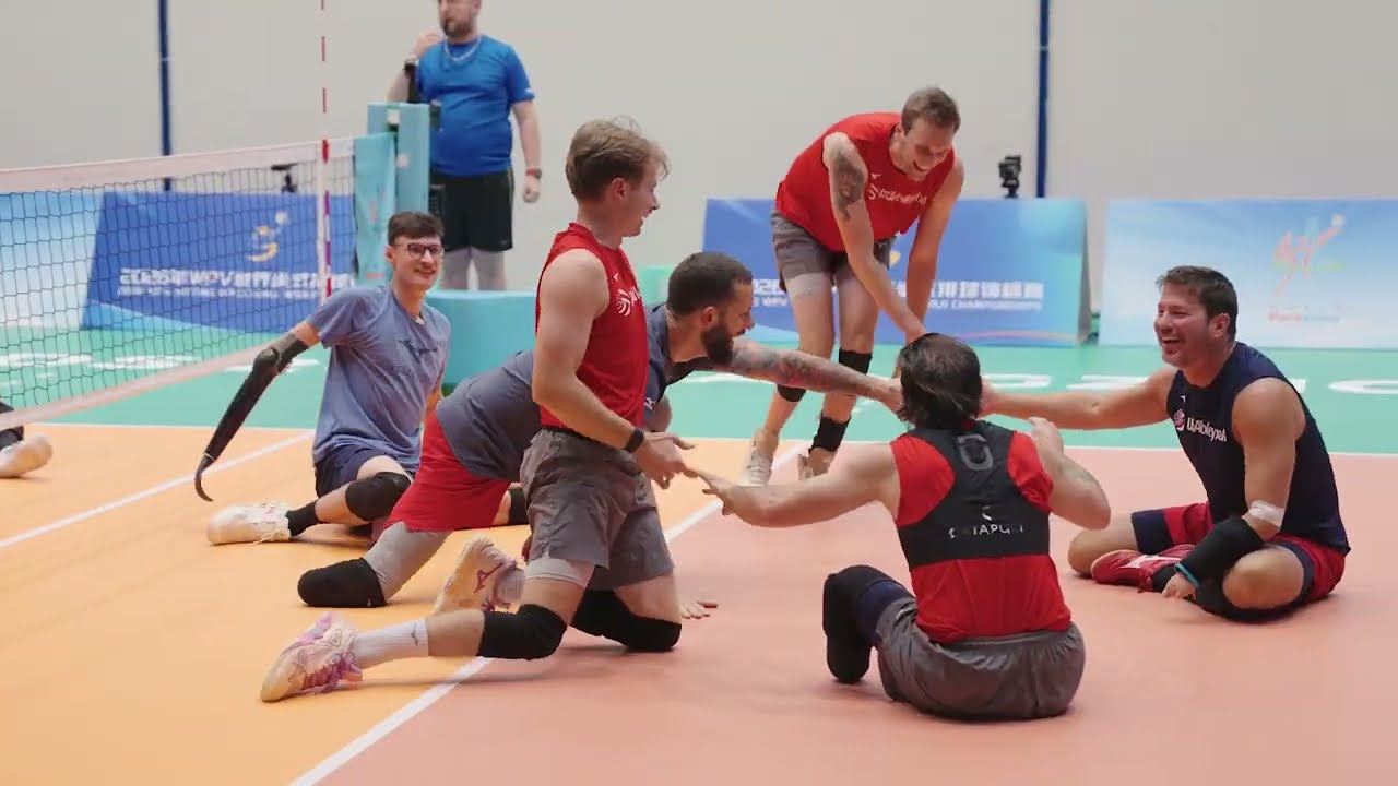 U.S. Men’s Sitting National Team Practice | 2026 World ParaVolley Sitting World Championships background