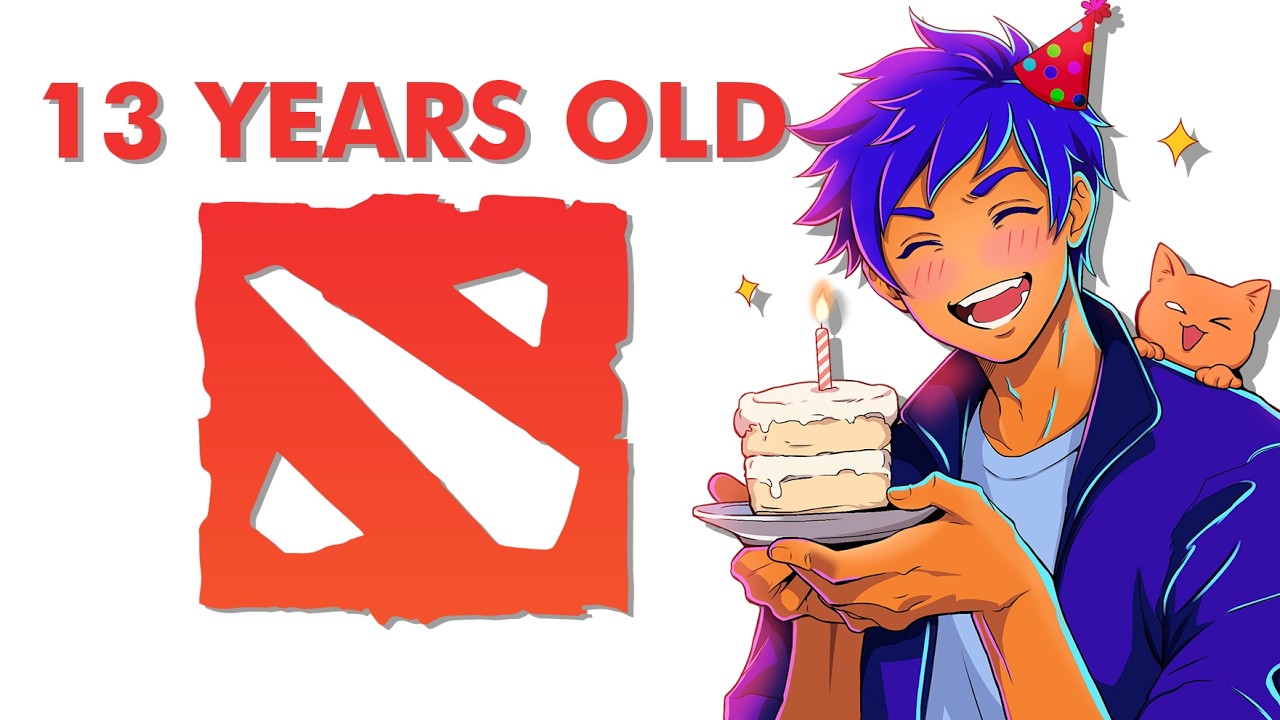 DOTA 2 is Now 13 Years Old background
