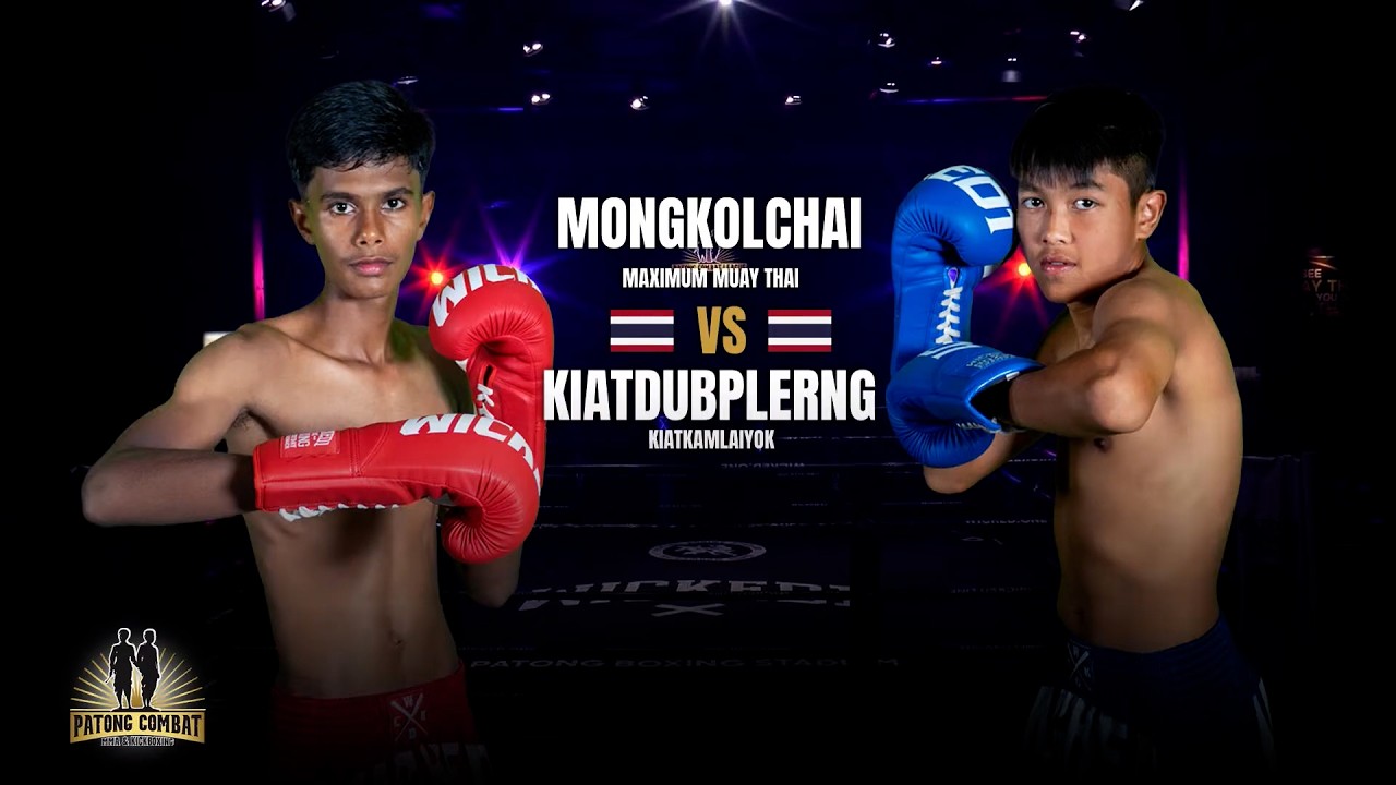Mongkolchai Maximum Muay Thai VS Kiatdabploeng Kiat Kamlaiyok Patong Combat Wednesday, July 8, 2026 background