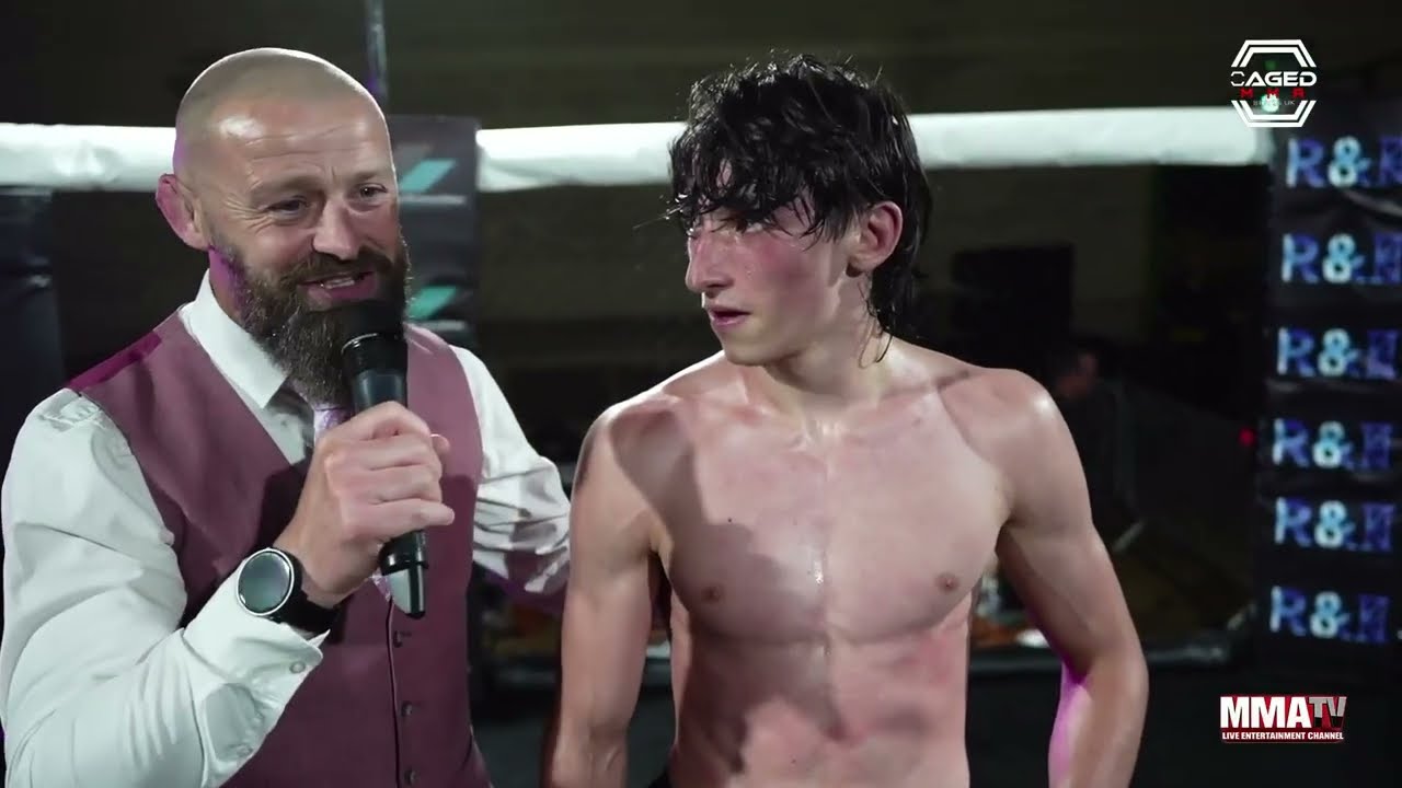 Lorenzo Ercoles vs Josh Cohan | FEATHERWEIGHT TITLE FIGHT | CAGED KARNAGE background
