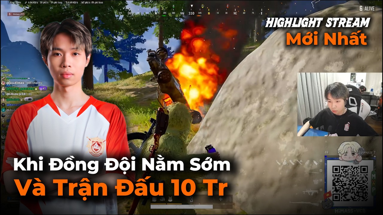 PUBG Himass 17 Kill Cực Cháy Và Done Kèo 10 Tr Với Taikonn, YmCud | Highlight Stream Mới Nhất. background