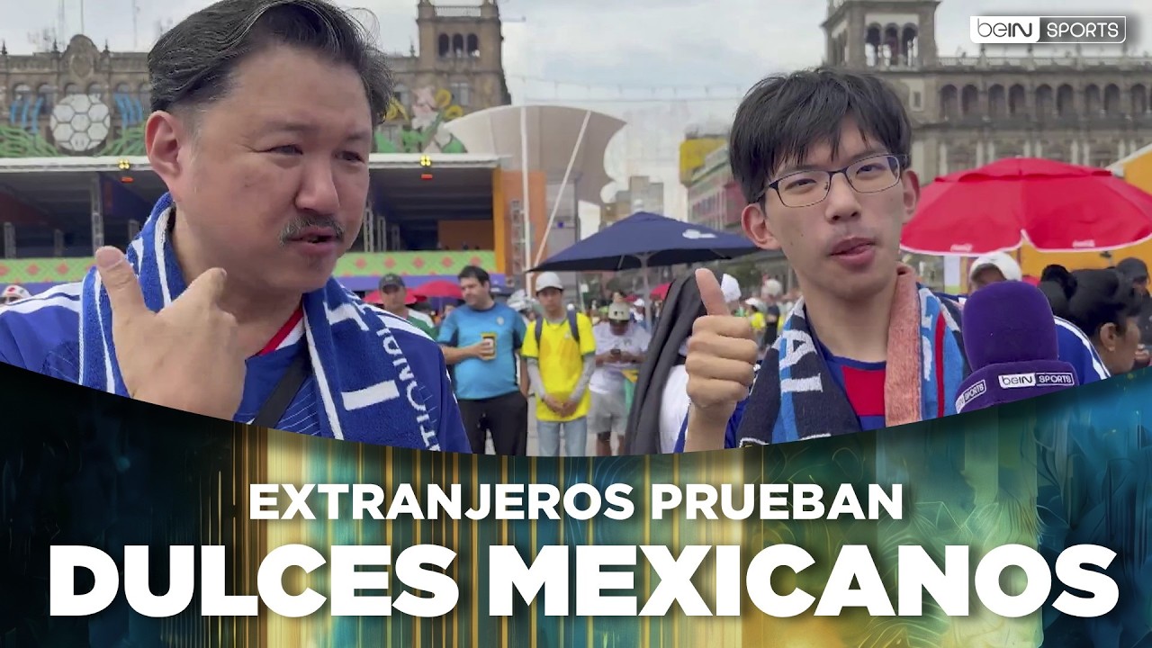 Extranjeros prueban dulces mexicanos en el Fan Fest | beIN SPORTS USA background