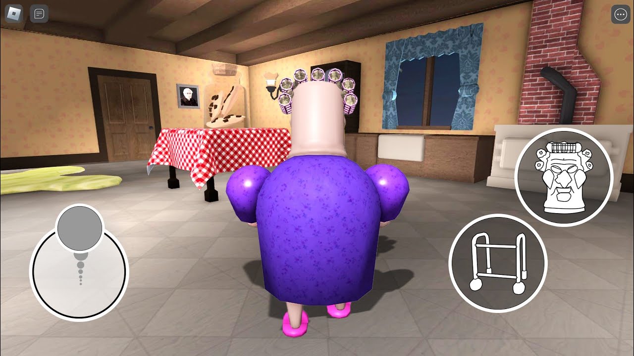 Escape Grumpy Gran!! - Scary Obby Full Gameplay 4K #roblox background