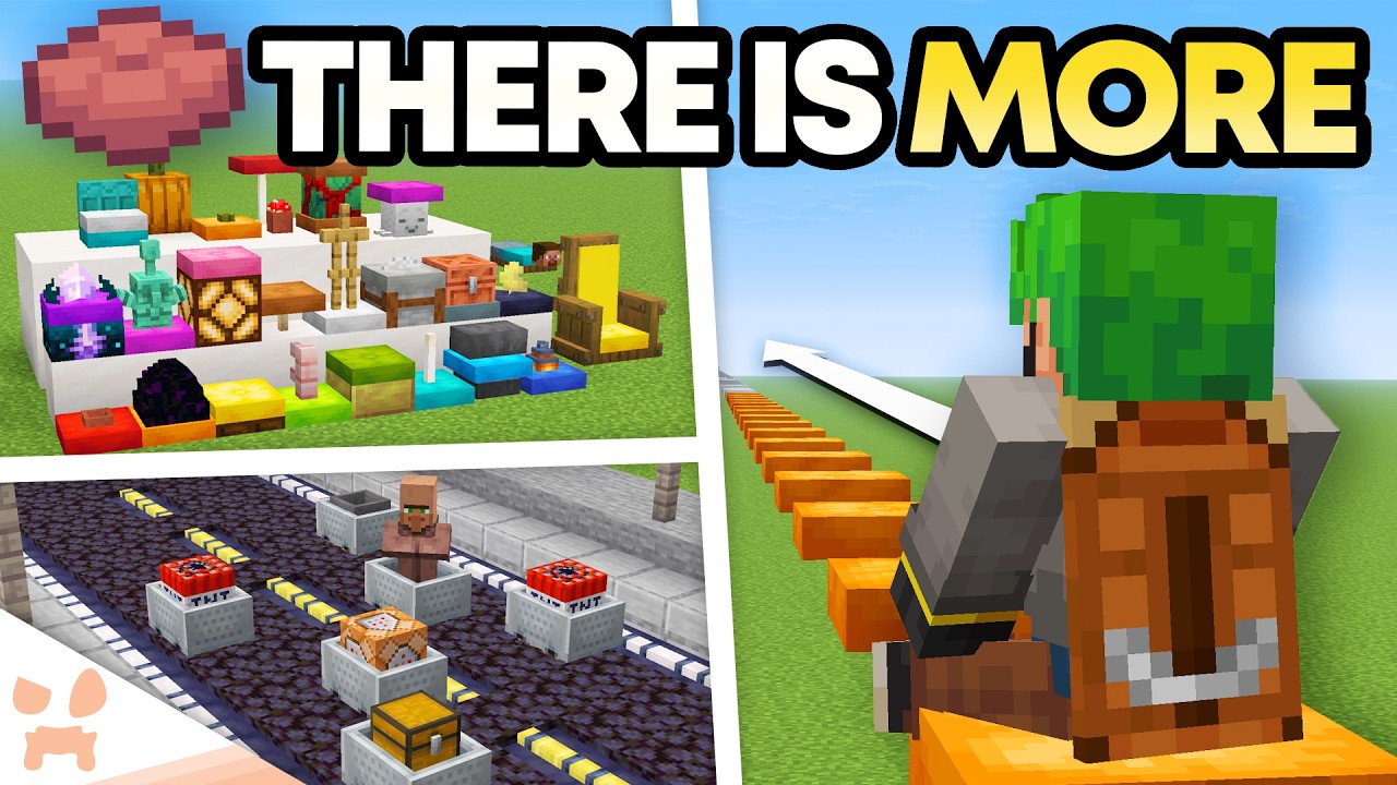 MINECRAFT’S NEW CUSHION UPDATE ACTUALLY OVERHAULS BUILDING, TRANSPORT + REDSTONE FOREVER... background
