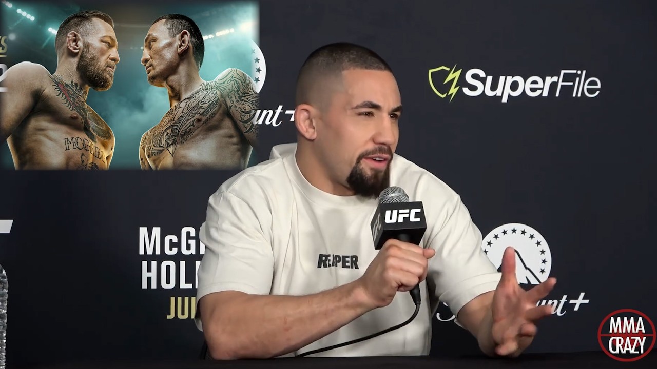 Robert Whittaker breaks down Conor McGregor vs. Max Holloway for UFC 329 background