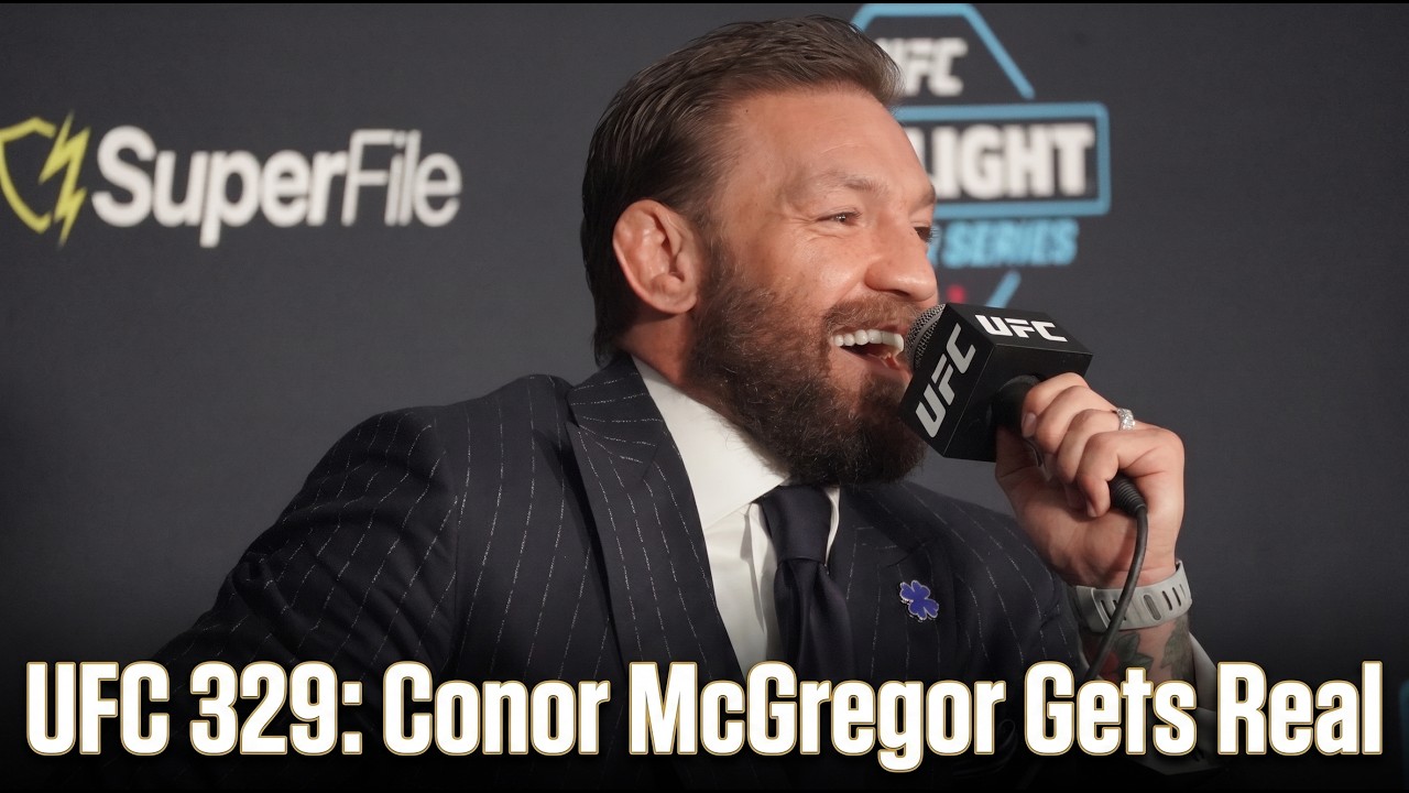 Conor McGregor Gets Spiritual, “The Mac Is Back” | UFC 329 background