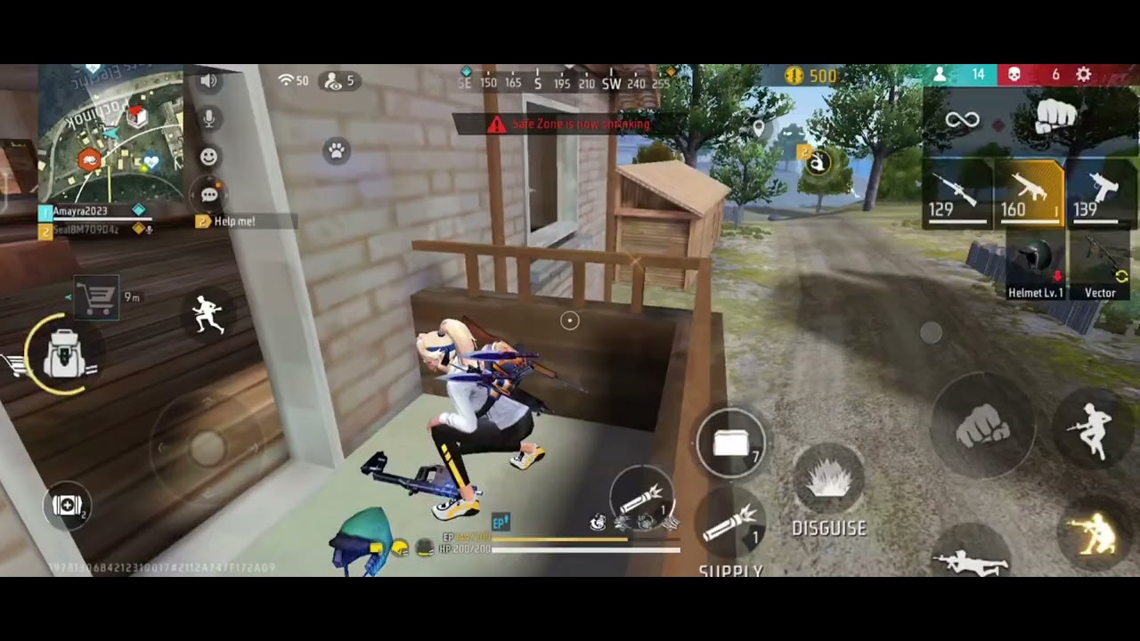 Duo BR Rank Play Game Garena Free fire Booyah background