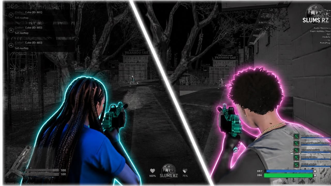Val x Lala ♡ | The Slums RZ | FiveM Montage background