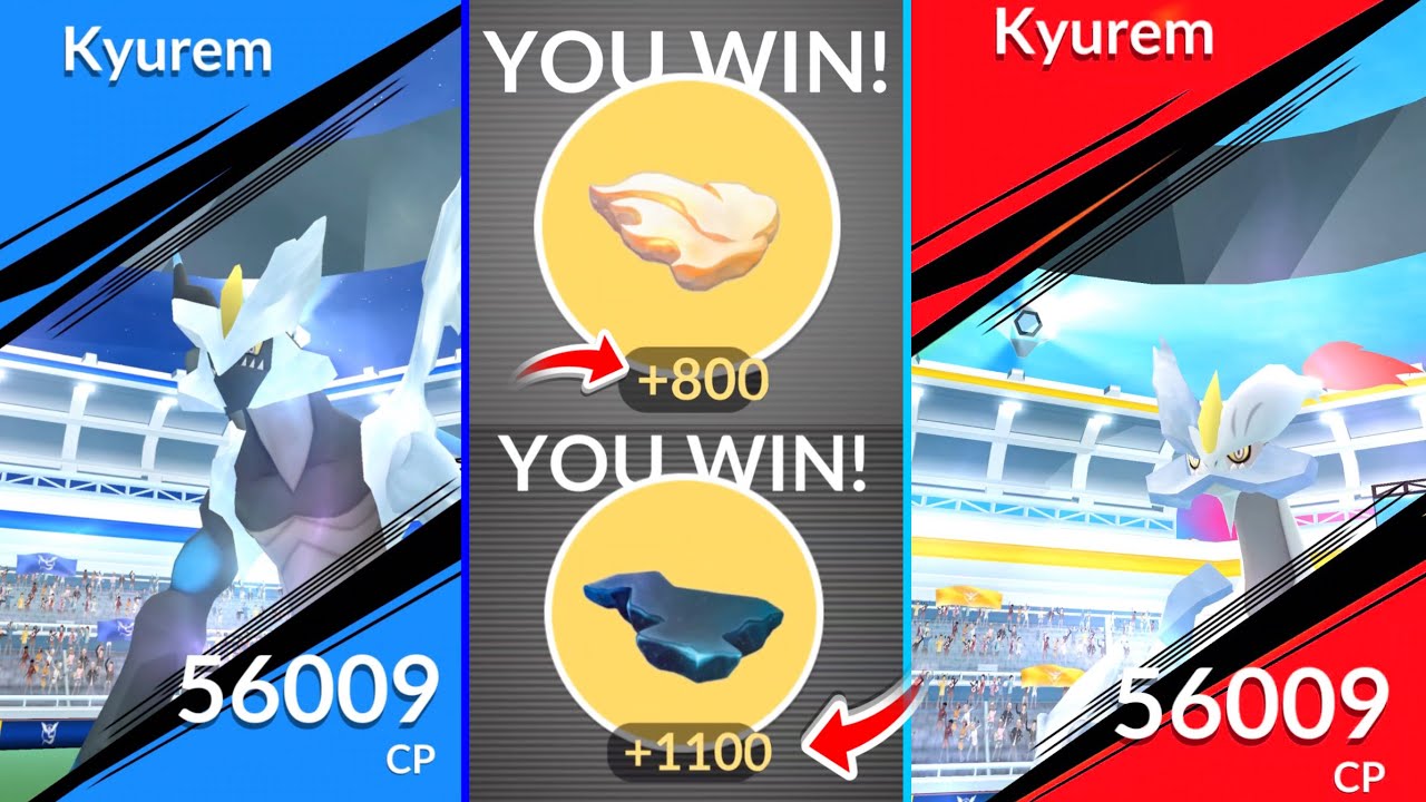 Global White & Black Kyurem raids with FUSION ENERGY are Live -Pokemon GO backdrop