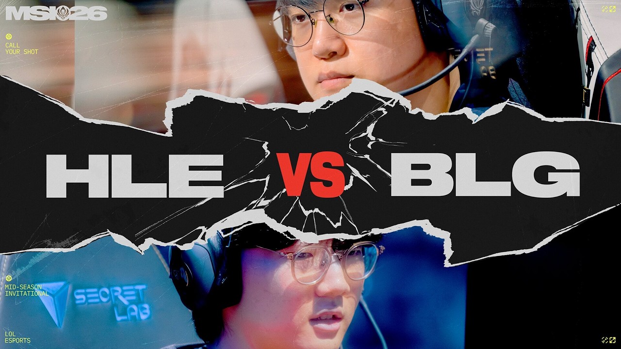 HLE vs BLG | MSI 2026 | Upper Final background