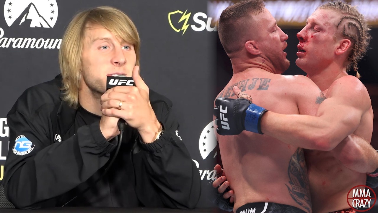 Paddy Pimblett "Don't go to WAR with Justin Gaethje" reflects on his loss now he is champion background