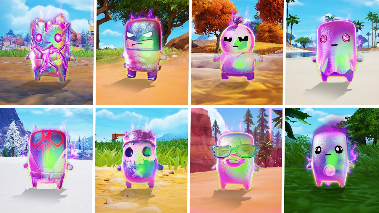 How to Find EVERY HOLOFOIL Sprite in Fortnite! (EASY) background