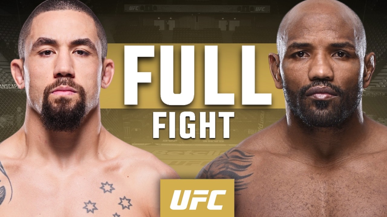 Robert Whittaker vs Yoel Romero 2 | Full Fight | UFC 329 background
