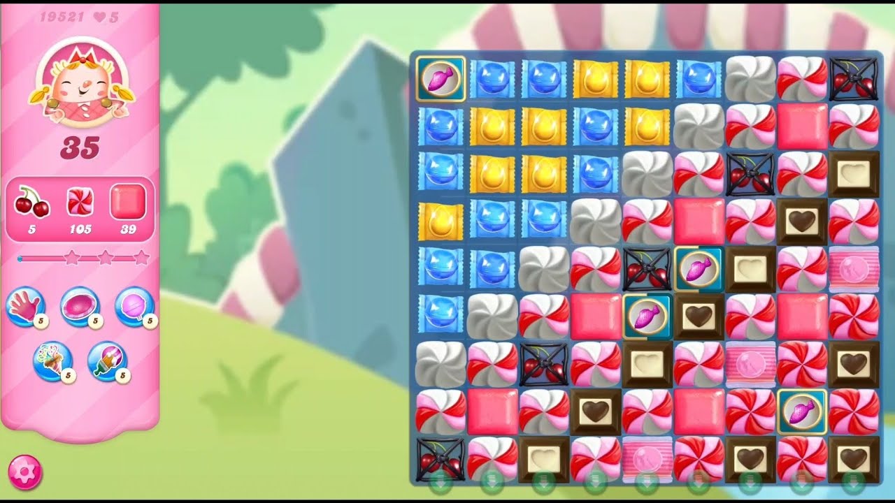Candy Crush Saga Level 19521 Walkthrough | Tips & Strategy background