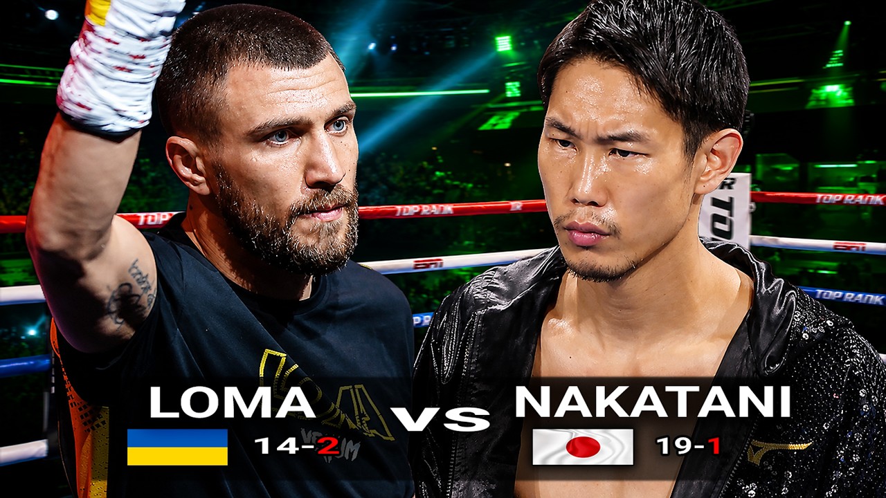 Vasyl Lomachenko (Ukraine) vs Masayoshi Nakatani (Japan) | TKO, Boxing Fight Highlights