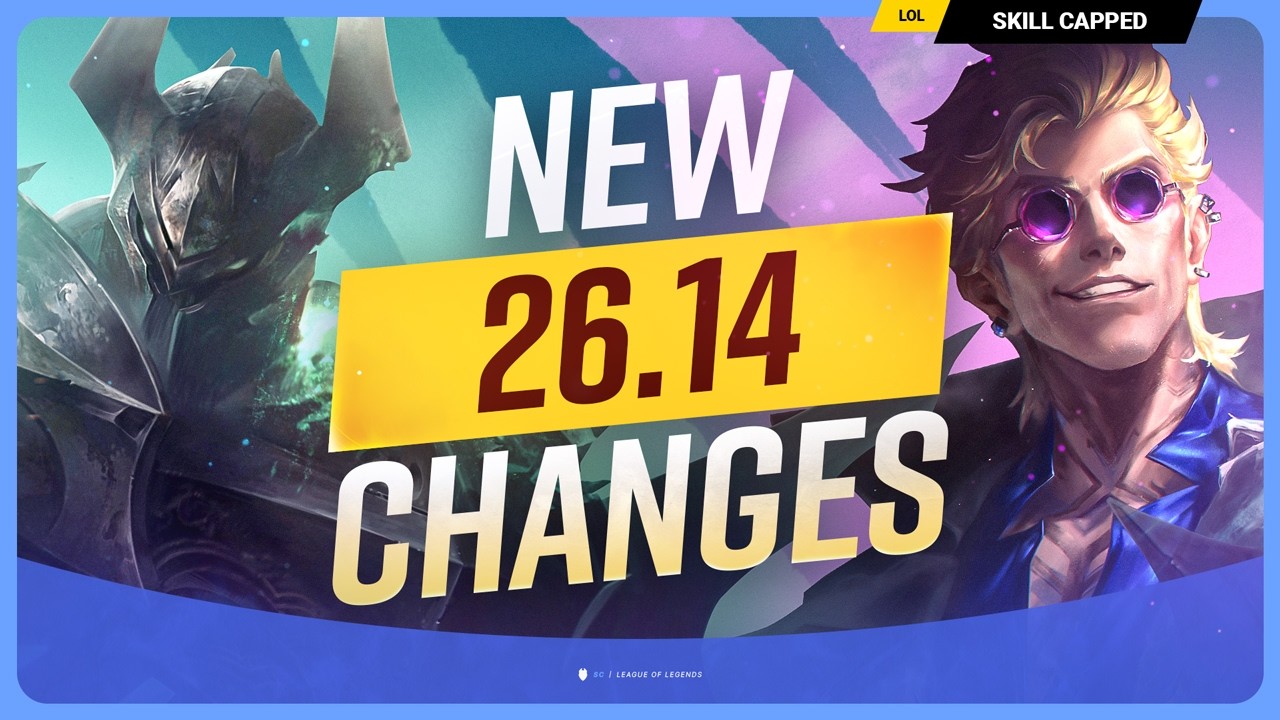 ALL NEW CHANGES for PATCH 26.14 - League of Legends background