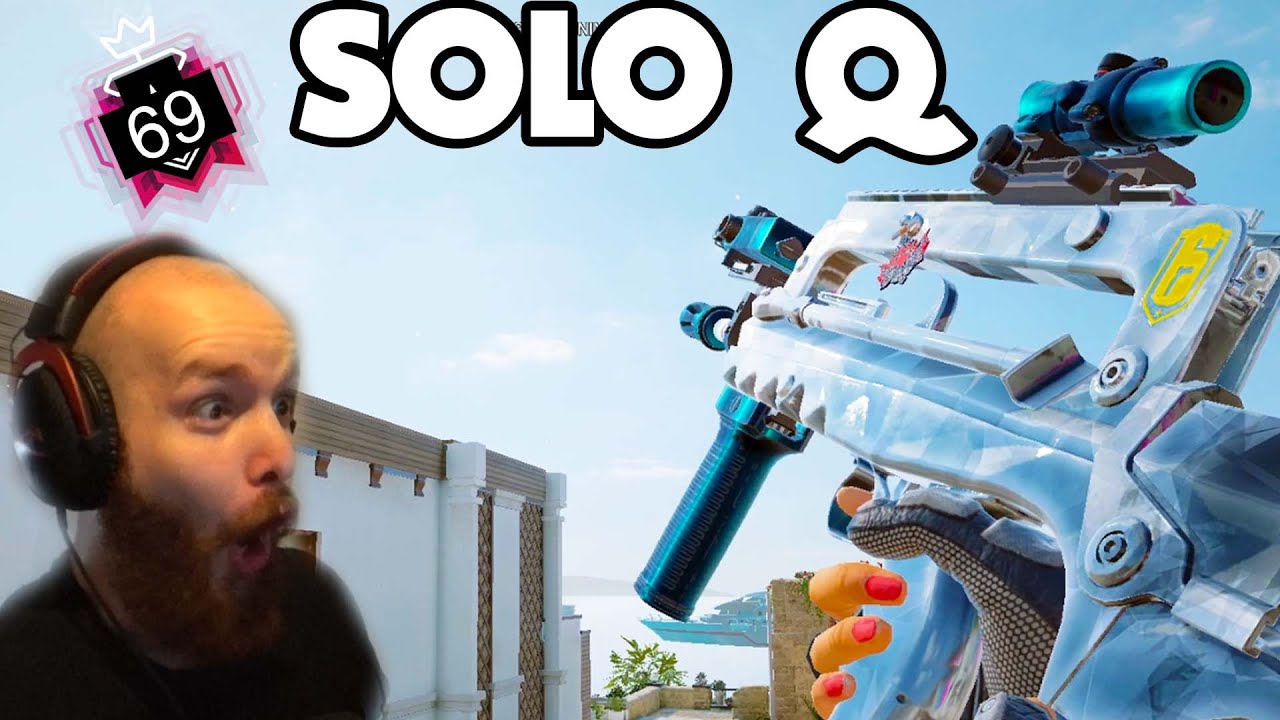 When a Champion plays with RANDOMS in RANKED - Rainbow Six Siege Livestream Gameplay background