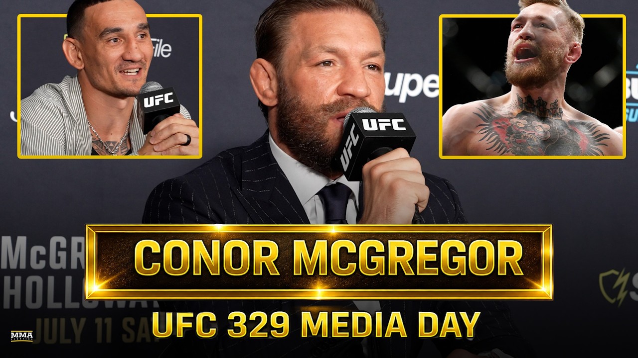 Conor McGregor Eyes Triple Crown Before UFC 329 Return, Talks His 'Truth' | UFC 329 | MMA Fighting background