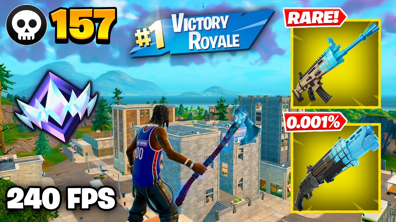 157 Elimination "RANKED RELOAD" Gameplay Wins (Fortnite Chapter 7 Keyboard & Mouse) background