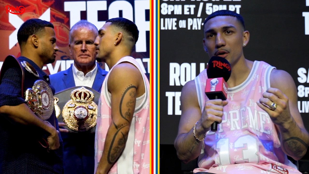 FRIENDS WILL GET KNOCKED OUT! Teofimo Lopez Not Shy About Fighting Rolly Romero background