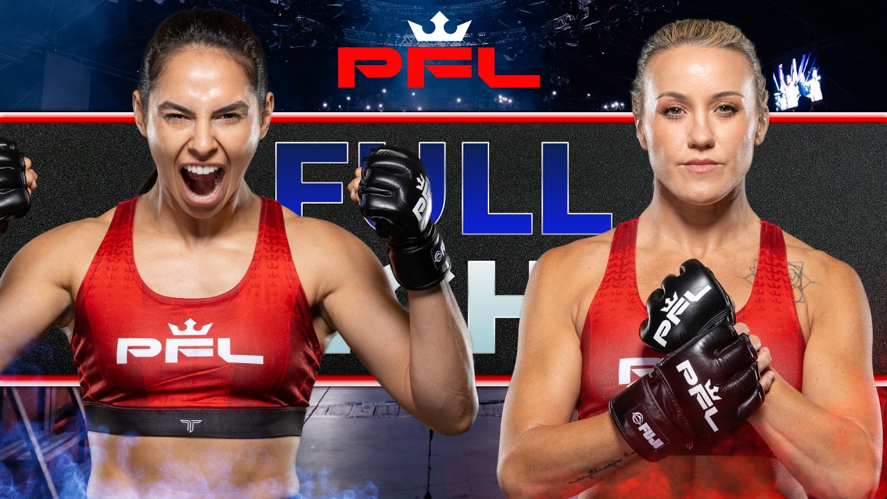 SUBMISSION VICTORY! | Ariane Da Silva v Jena Bishop | PFL San Diego background