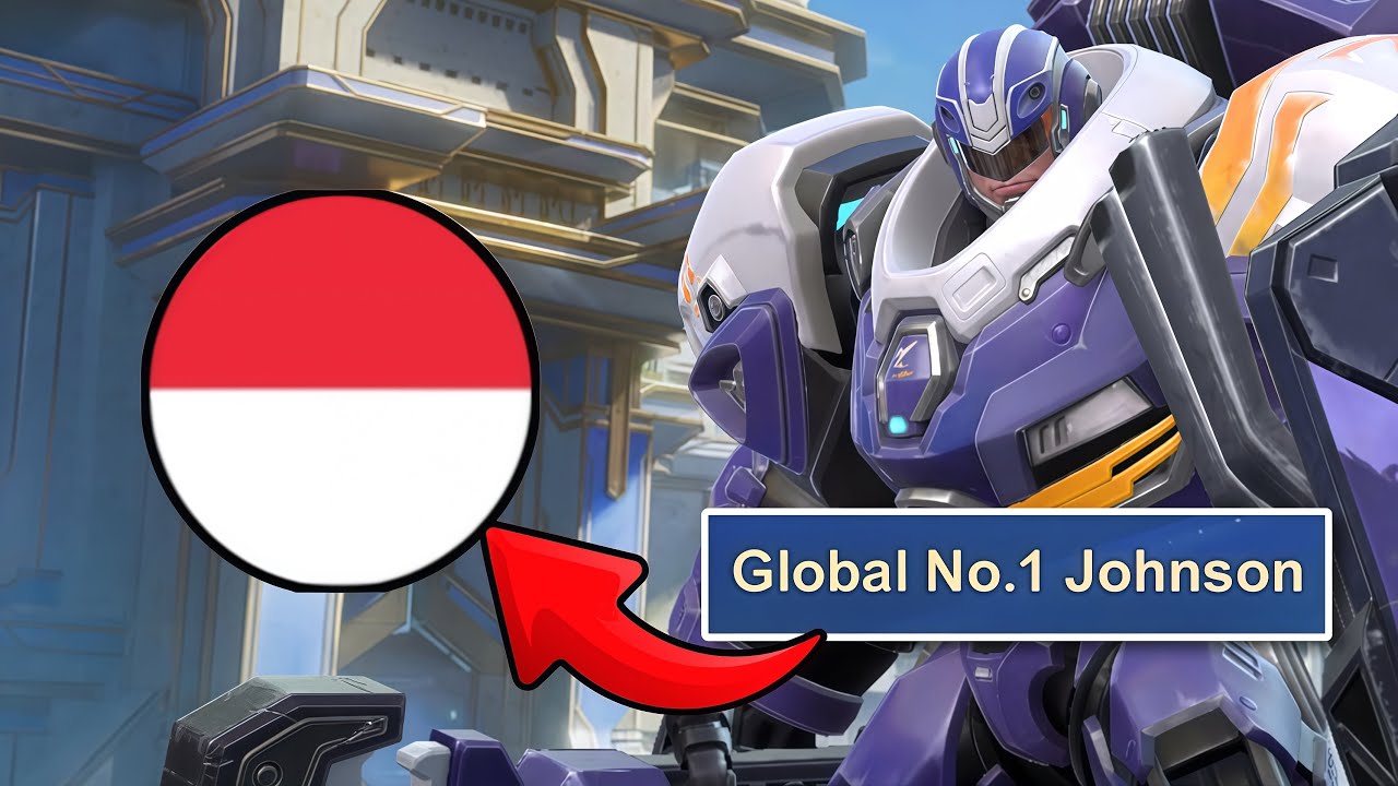 WHEN GLOBAL NO. 1 JOHNSON PLAYS IN INDONESIA SERVER 🇮🇩(I didn't expect this) pt. 1 background