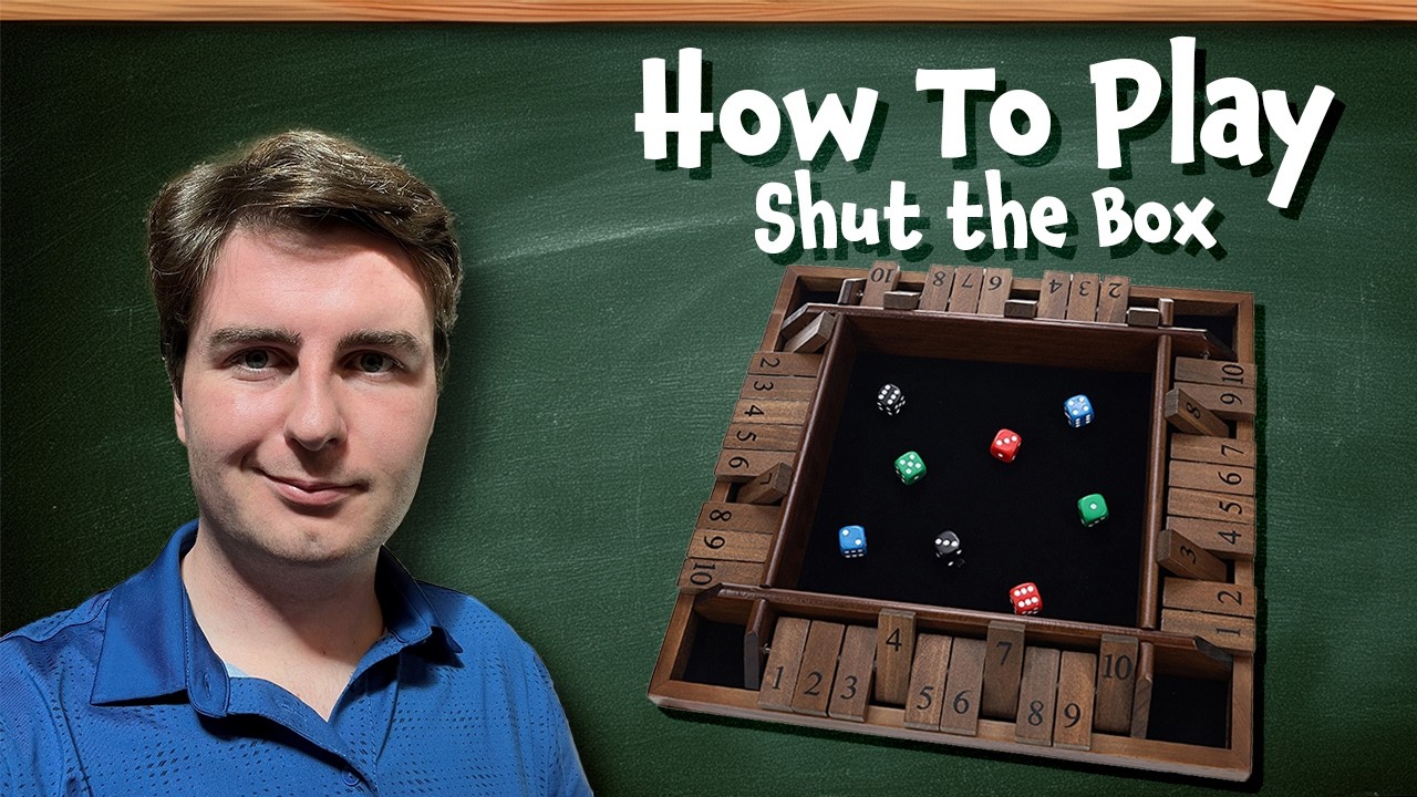 How to Play Shut the Box | Learn to Play Board Games #WEGames backdrop