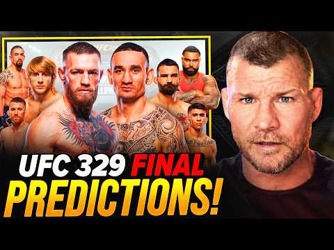 BISPING picks UFC 329: McGregor vs Holloway 2 | FINAL PREDICTIONS background