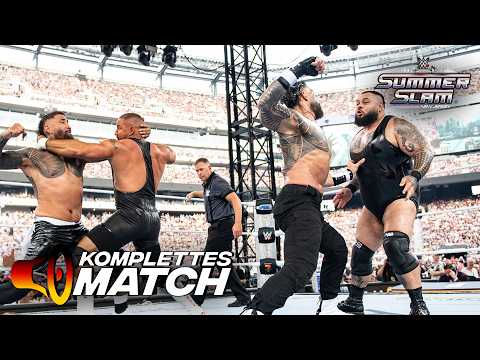 KOMPLETTES MATCH: Roman Reigns & Jey Uso vs. Bron Breakker & Bronson Reed: SummerSlam 2025 backdrop