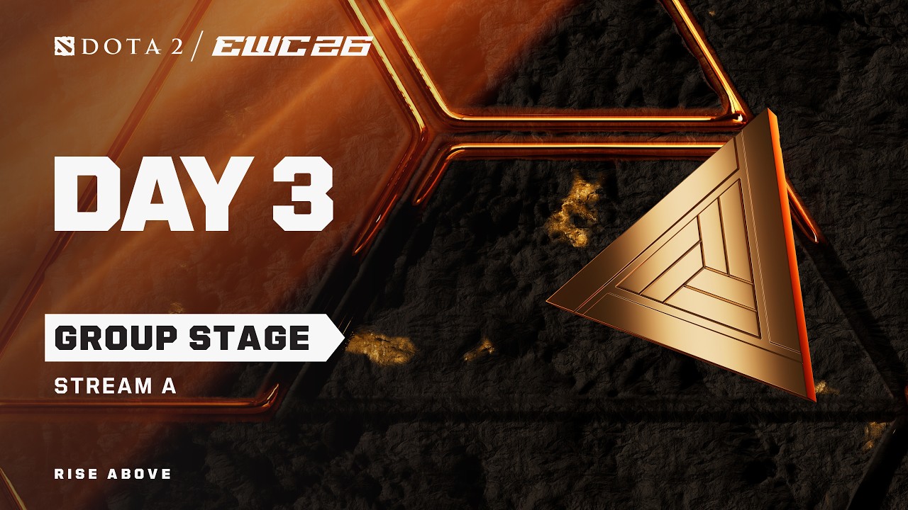 Dota 2 at EWC 26 - Day 3 - Group Stage - Stream A background