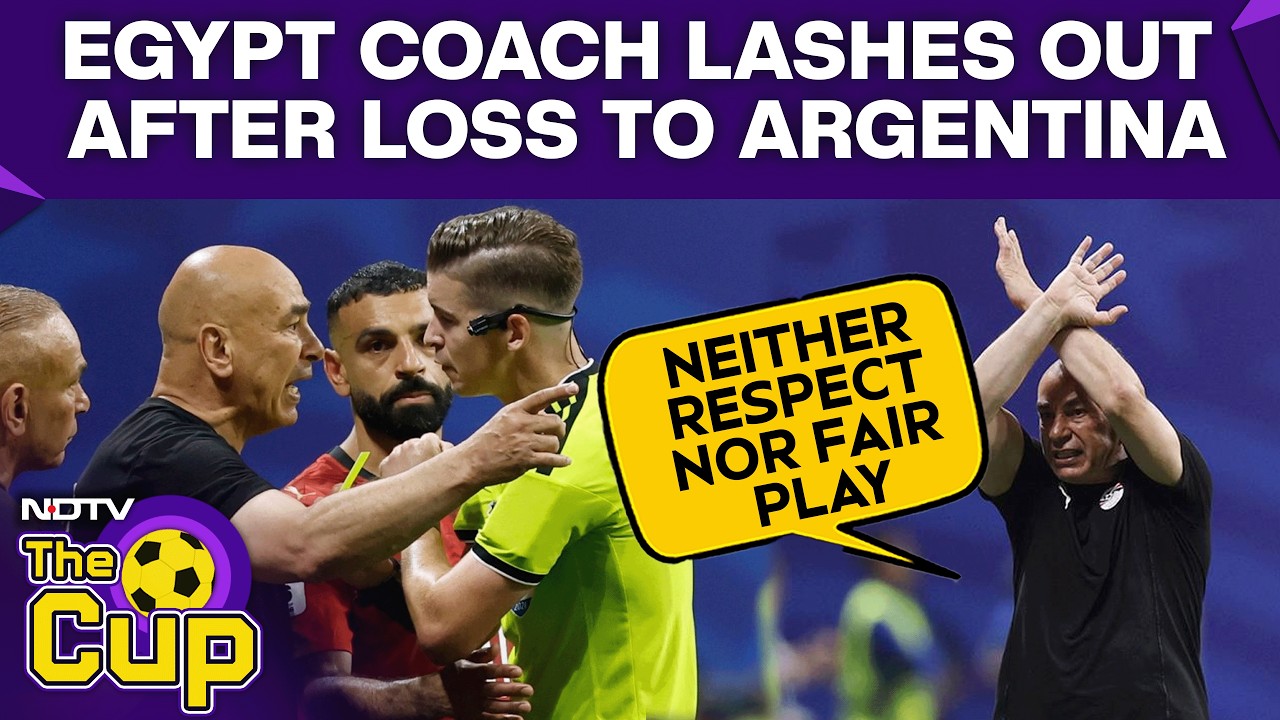 Argentina Vs Egypt | Egypt Coach Hossam Hassan Lashes Out On FIFA & Refereeing After WC Exit background