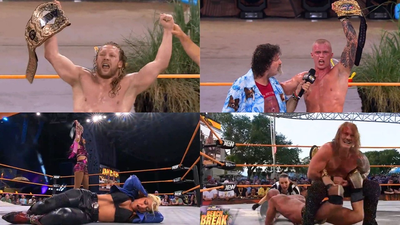 AEW Dynamite Beach Break 07/08/26 Results- Kenny Omega Wins AEW Title, Willow Nightingale Returns ๐ฅ background