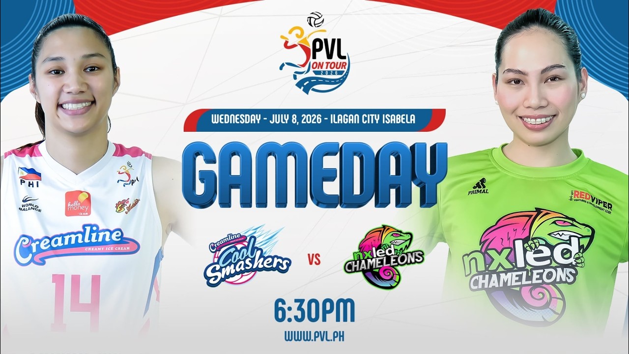 CREAMLINE vs. NXLED - Full Match | Match-Up | 2026 PVL On Tour background